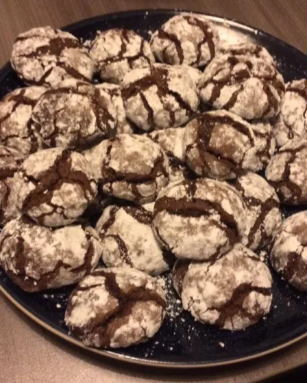 Crinkles au chocolat fondants et craquelés