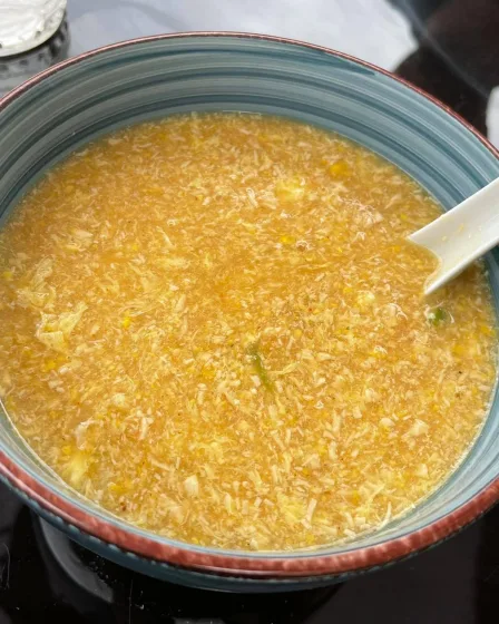 Soupe chinoise au poulet et maïs