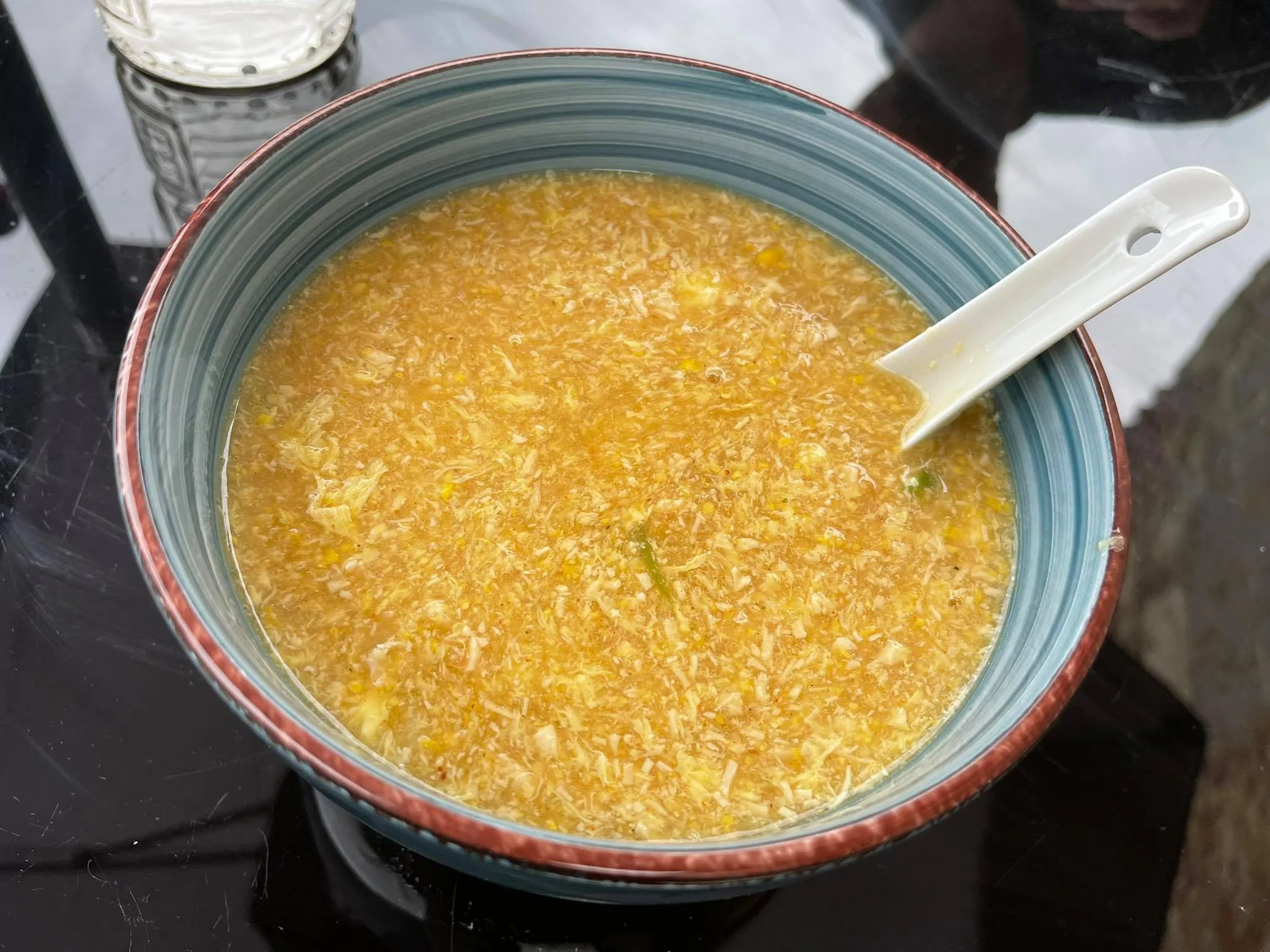 Soupe chinoise au poulet et maïs