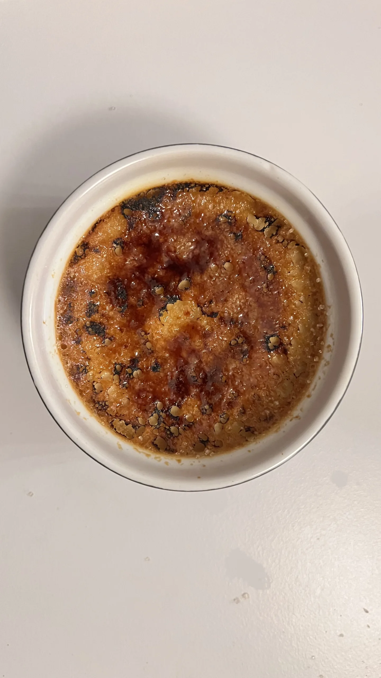 Crème brûlée au sucre de coco (dessert gourmand et léger)