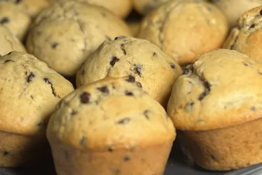 Muffins banane & chocolat
