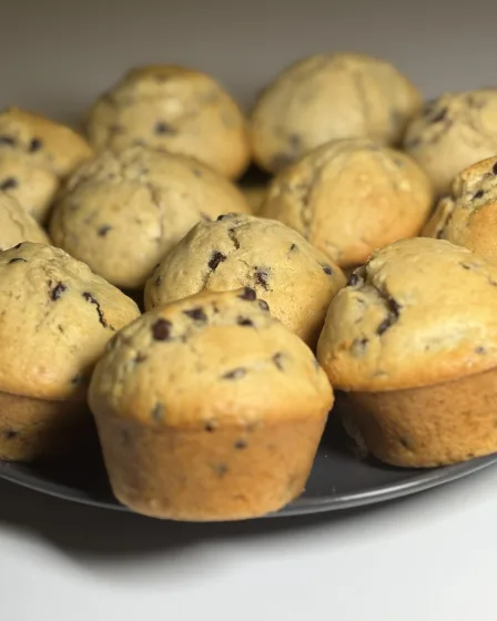 Muffins banane & chocolat