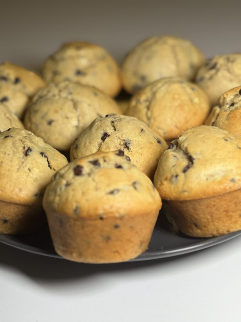 Muffins chocolat banane