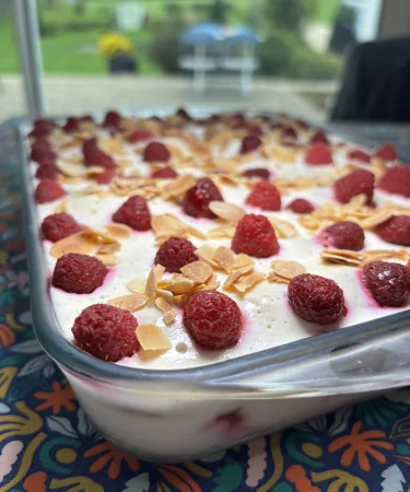 Tiramisu aux framboises