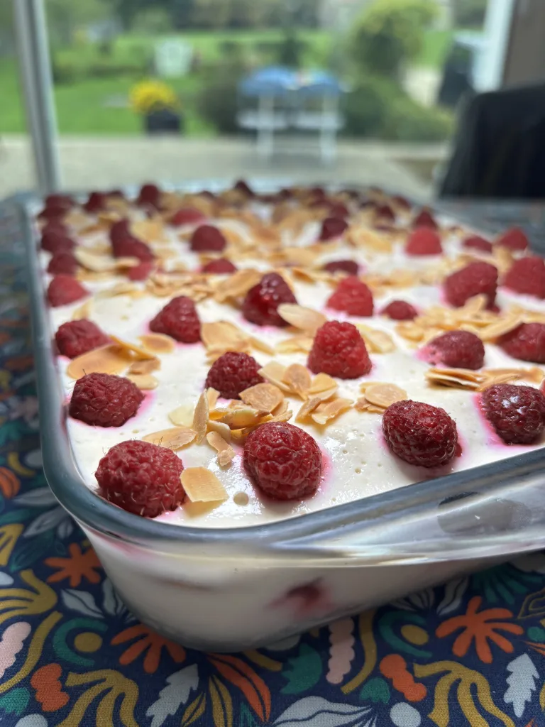 Tiramisu aux framboises