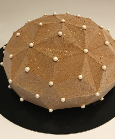 Entremet citron framboise