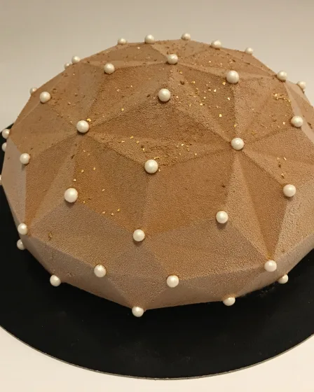 Entremet citron framboise