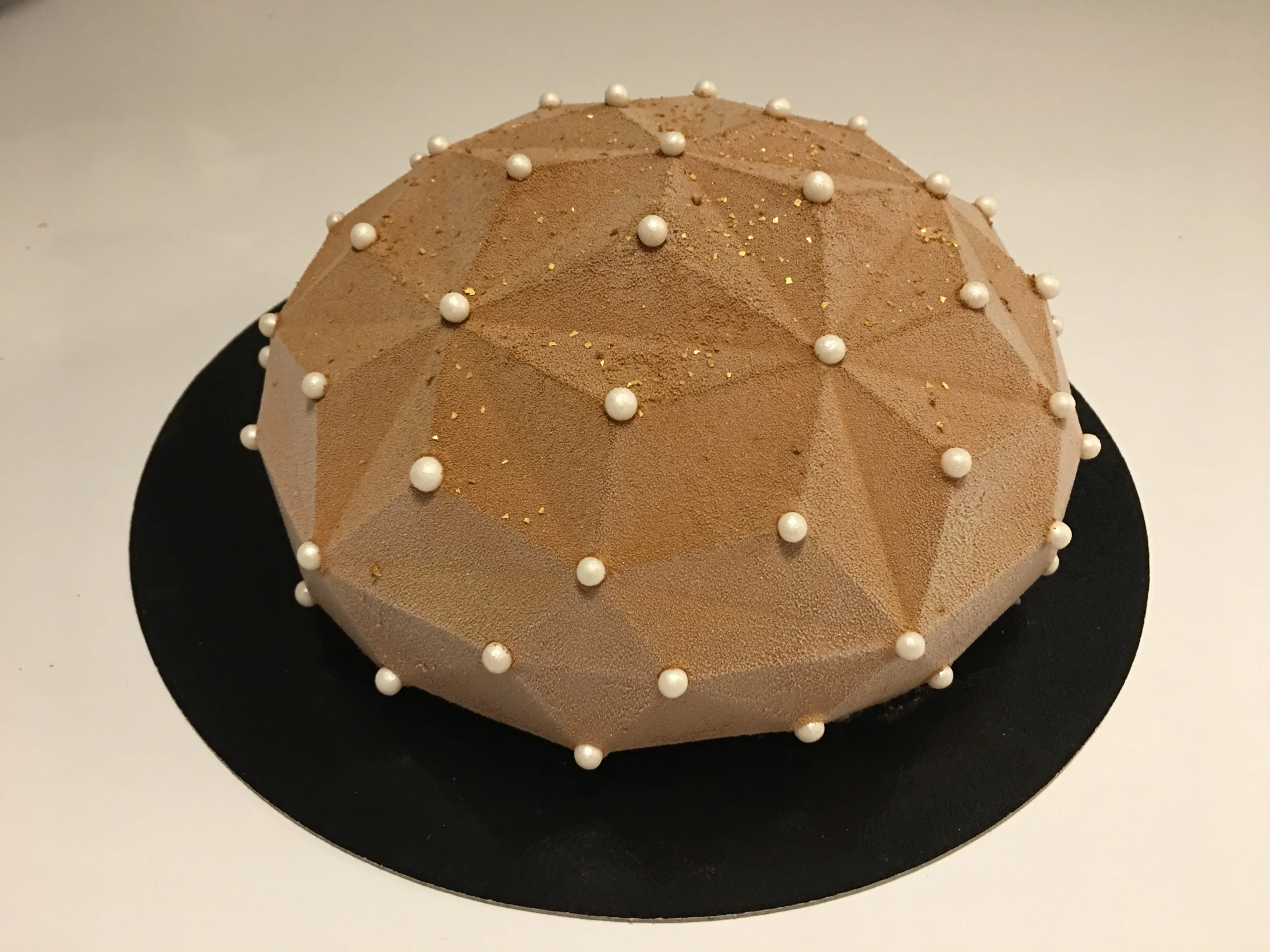 Entremet citron framboise